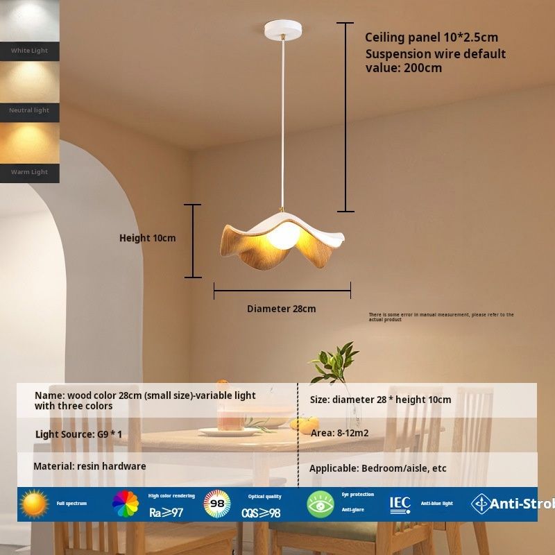 Chandelier Wood color small size