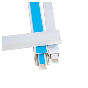 Electrical Trunking Systems PVC Cable Trunking Cover Plastic Cable Channels Wall Cable Cover