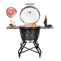 Barbecues au charbon de bois SEB KAMADO / STEEL 26 pouces en gros / Grands barbecues en céramique Kamado
