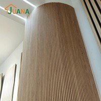 Panneau MDF flexible pour décoration murale ondulée, panneau MDF pliable certifié FSC, planche en bois de qualité professionnelle pour surfaces cintrées