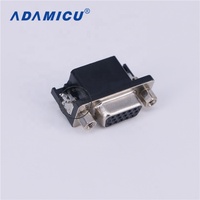 RS232 Interface DB15 Connecteurs femelles Prise électrique mâle et femelle Matériau de contact en laiton à 90 degrés