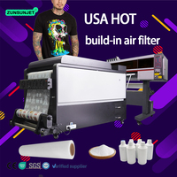 Impresora Zunsunjet Plotter DTF Print Pro60 A1Pro60-A1 Europa 24 Pulgadas con Sistema Automatizado de Polvo