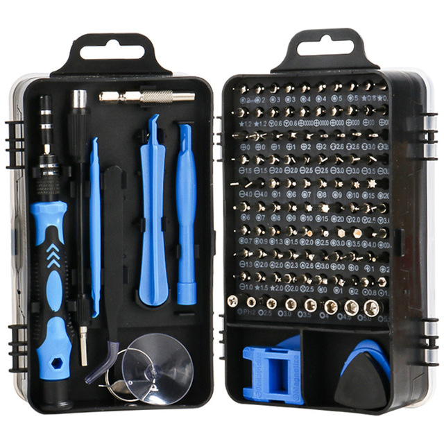 115 in 1 Magnetic Precision Screwdriver Set Mini Repair Tool Kit for Computer Laptop Cell Phone Household Repair Tool
