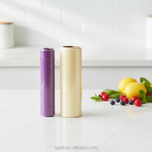 Film alimentaire en <span class=keywords><strong>PVC</strong></span> de qualité FDA, haute transparence, <span class=keywords><strong>lisse</strong></span>, pour usage domestique, film alimentaire en <span class=keywords><strong>PVC</strong></span> de qualité alimentaire, rouleau jumbo - Product Image 6