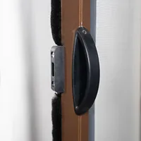 Porte moustiquaire rétractable horizontale pour usage commercial, anti-moustiques, avec système de rouleaux rétractables
