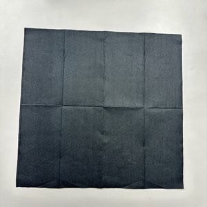 Serviettes en <span class=keywords><strong>papier</strong></span> biodégradables de qualité alimentaire <span class=keywords><strong>40x40</strong></span> grand restaurant noir - Product Image 2