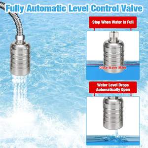 Auslaufsicheres Schwimmerventil Wassertank-Schwimmerventil 304 Edelstahl Automatische Wasserstandsregelung Schwimmventil für Wassertank - Product Image 5