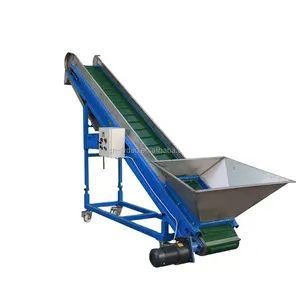magnet conveyor Plastic magnet conveyor belt feeder with special strong magnetic design is used to convey plastic particles