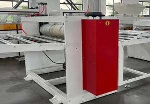 Máy sản xuất tấm đá nhân tạo PVC UV, dây chuyền sản xuất với các bộ phận chính là động cơ trục vít, hộp số - Product Image 5