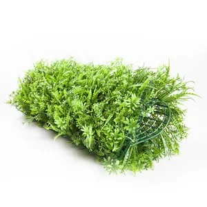 ZC Artificial Flower Hedge Fence Decorative Vertical Green Wall Landscape Enhancements Plastic Material Enhance Outdoor Spaces