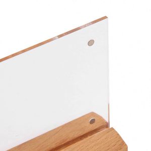 Wholesale Custom Double Sided Acrylic <b>Table</b> Stand Sign Menu <b>Card</b> Holder Display Stand - Product Image 6
