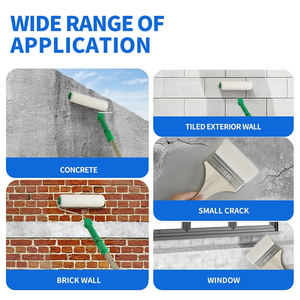 Azulejo pegamento impermeable transparente blanco alto al por mayor azulejo de pared de baño con revestimiento impermeable de grietas de bloqueo de ladrillo gratis - Product Image 4