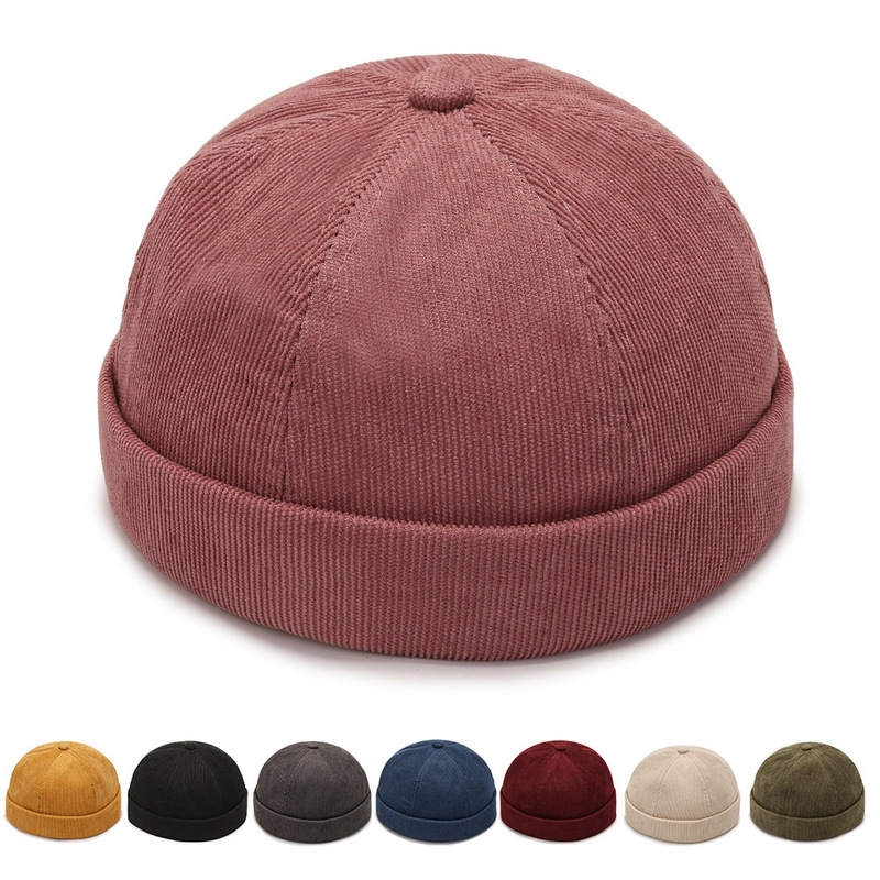 Men Hats Docker Cap Hats Skullcap
