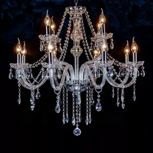 Odern-Lámpara de araña de cristal para sala de estar, candelabros creativos dorados de lujo adecuados para comedor