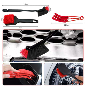 Kit de Lavado de Autos Autonomy, Herramientas de Limpieza Rojas de 28 cm para Pulir la Carrocería del Vehículo, Encerarlo y Limpiar las Rejillas de Ventilación - Product Image 2