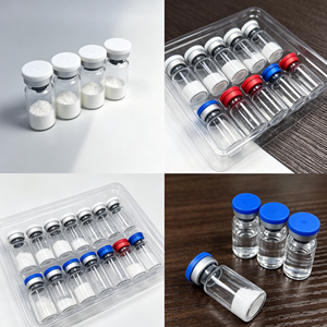 Empty Cosmetic Vial Bottle for Beauty Lyophilized <b>Powder</b>, <b>Compact</b> Portable Design, Factory Bulk Supply Custom Logo - Product Image 2