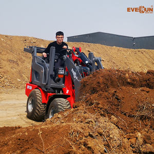 EVERUN ER1220 1.2ton сельскохозяйственная техника мини колесный погрузчик с дизельным двигателем Kubota Euro 5 EPA4 - Product Image 2