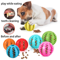 Produits de dropshipping 2026 : Balle en caoutchouc souple résistante aux morsures, jouet interactif amusant pour nettoyer les dents des chiens, balle pour animaux de compagnie