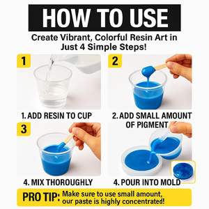 Pasta de Pigmento de Color Epoxi, Resina en Pasta de Alta Concentración, Resina Oleosa para Manualidades, Joyería y Proyectos de Recubrimiento - Product Image 2