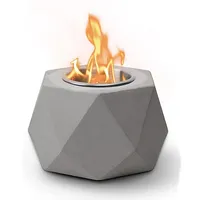 Amazon HOT Geométrica Álcool Mesa fogueira tampo da mesa de longa queima de Fogo De Mesa Tigela Portátil Fogueira para dentro de casa
