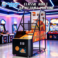 Machine de tir au basket-ball classique personnalisable MuchFun pour adultes, jeu d'arcade à monnayeur pour parcs d'attractions et divertissement à domicile