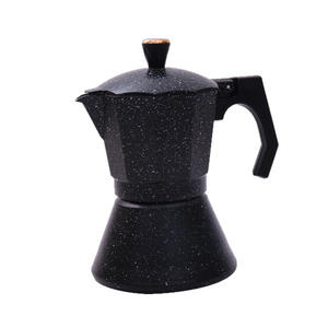 <span class=keywords><strong>Cafetera</strong></span> Moka Octogonal de Aluminio Negro con Diseño Moteado de Alta Calidad, <span class=keywords><strong>Cafetera</strong></span> Espresso para Estufa, 3/6/9/<span class=keywords><strong>12</strong></span> <span class=keywords><strong>Tazas</strong></span> - Product Image 4