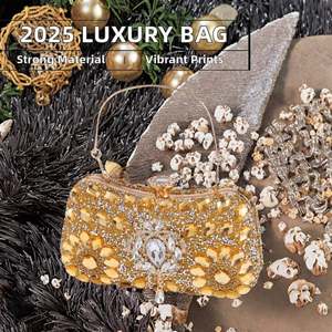 Bolso de mano moderno con perlas, bandolera artesanal para mujer - Product Image 2