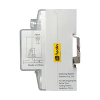 Medidor monofásico de la serie Reallin para medidor de energía certificado MID de riel DIN Clase B