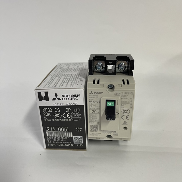 100% New and Original Industry No-Fuse Circuit Breaker NF30-CS 2P 20A