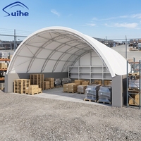 Abri de stockage hivernal moderne pour conteneurs, résistant aux fortes intempéries, pour entrepôt, auvent et logistique