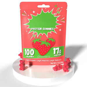 LUVVITA Gomitas de Proteína Personalizadas al por Mayor, BCAA con Sabor a Frutas, 17g, Aislado de Proteína de Suero para Recuperación Muscular, para Adultos, Hombres, Mujeres, Deportes y Gimnasio - Product Image 1