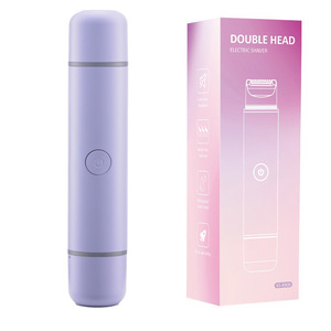 Recortadora de Bikini para Mujer 2 en 1, Depiladora Corporal y de Bikini de Doble Cabezal, Recortadora Eléctrica de Bikini Impermeable e Indolora - Product Image 6