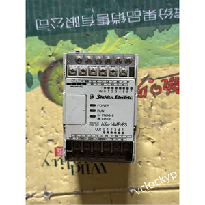 Shihlin <b>Electric</b> AX0S-14MR-ES AX0S14MRES Programmable Logic Controller Used - Product Image 3