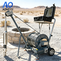Sistema de Cámara Panorámica de 360 Grados para Pozos, TV Subacuática para Inspección de Pozos de 500m de Profundidad, Herramientas de Registro Subacuáticas Impermeables