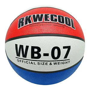 Colorfu kids rubber custom photo printing basketball size 5/balones de basquetbol/Competition Sports bolan de basketbol