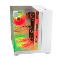 Pcooling Fast Ship Computer Case Oem Gaming Towers Cases Spcc Side Glass Black Pc Cabinet Cpu Casing For Gamer Pc Case