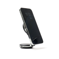 Nouveau support sous vide puissant Adsorption à hauteur réglable en plastique portable support de téléphone portable pliant rotatif à 360 degrés