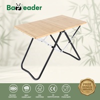 Table de camping pliante en bambou ultralégère, ultra-fine, robuste, imperméable, pour le parc, la randonnée, le pique-nique et la pêche