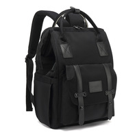 Sac à dos à langer imperméable grande capacité avec chargement USB, bretelles incurvées, multifonctionnel, pour maternité et bébé, logo personnalisé OEM