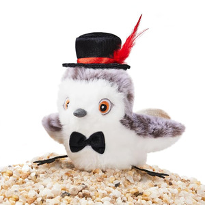 Jouets pour chats : Oiseau agitateur réaliste, siffleur d'herbe qui chante, jouet interactif rechargeable activé par le toucher pour chatons - Product Image 1