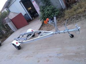 HOIRO Tek Dingilli Alüminyum Poli Platformlu Jet Ski Römorku 12 inç Uzunluk 4.05M 500kg Kapasite VIN DOT CE - Product Image 5