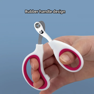 ชุดอุปกรณ์ทำความสะอาดและกรูมมิ่งสัตว์เลี้ยงคุณภาพสูง แปรงกำจัดขนหลุดร่วง สินค้าสำหรับแมวยอดนิยม ร้านขายอุปกรณ์สำหรับแมว กรรไกรตัดเล็บสำหรับสุนัขและแมว - Product Image 4