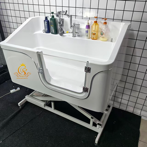 Équipement de toilettage pour animaux de compagnie EUR, baignoire électrique en fibre de verre pour animaux de compagnie, baignoire de toilettage pour chiens, station de lavage, <span class=keywords><strong>spa</strong></span> pour animaux de compagnie, baignoire - Product Image 2