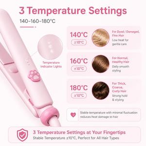 Plancha de Pelo Eléctrica PTC de Aluminio Torlin para Peluqueros y Uso Doméstico - Herramienta de Peinado para Niñas, Mujeres y Damas - Product Image 6