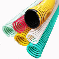 Tuyau de décharge Flexible PVC tuyau d'aspiration 1 2 3 4 5 6 7 8 pouces tuyau en plastique ondulé 150mm de diamètre tuyau en plastique flexible