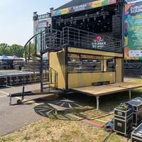 Remorque de bar mobile en gros, remorque de food truck avec robinet à bière, station de café et cuisine complète pour la vente en extérieur lors de festivals