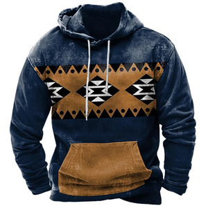 Vintage Indian Style Men's Hoodie Hooded Sweatshirt Unisex Harajuku Fashion <strong>Pullover</strong> New Jacket <strong>Plus</strong> <strong>Size</strong> Casual Streetwear - Product Image 5