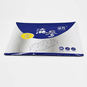 Bolsa de Embalaje de Seguridad con Sellado de Tres Lados, Recubierta de Aluminio Brillante, Tamaño Personalizable, para Sushi, Pescado, Calamar, Pollo, Albóndigas, Carne, Filetes - Product Image 1