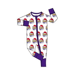 Ropa a juego de Navidad para <span class=keywords><strong>hermanos</strong></span> con estampado de Tigres del equipo, se acepta conjunto de logotipo personalizado - Product Image 4