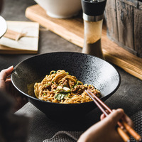 Bol à nouilles en porcelaine personnalisé, de 9 pouces, ramen japonais en céramique